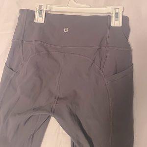 Lululemon capri high waist leggings w/ pockets